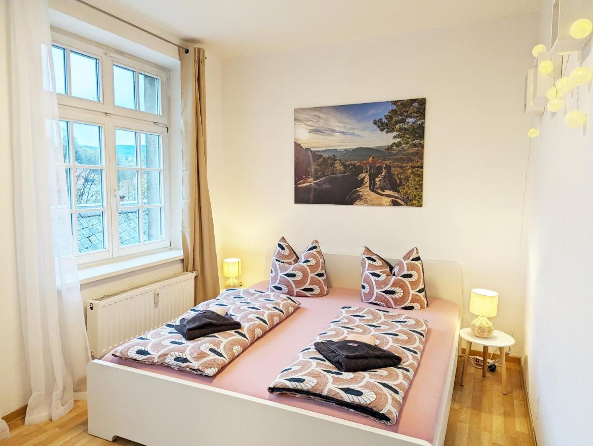 Lichtdurchflutete Helle Wohnung Mit Garten Sauna & Pool - Hw3 Sebnitz Exterior foto